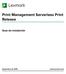 Print Management Serverless Print Release. Guía de instalación