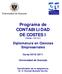 Programa de CONTABILIDAD DE COSTES I (Código: 1431121)