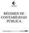 RÉGIMEN DE CONTABILIDAD PÚBLICA