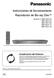 Instrucciones de funcionamiento Reproductor de Blu-ray Disc TM