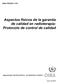 IAEA-TECDOC-1151. Aspectos físicos de la garantía de calidad en radioterapia: Protocolo de control de calidad