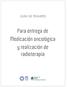 GUÍA DE TRÁMITES. Para entrega de Medicación oncológica y realización de radioterapia