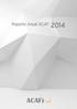 Reporte Anual ACAFI 2014