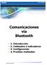 Comunicaciones vía Bluetooth