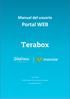 Manual Terabox. Manual del usuario. Portal WEB. Versión 2015. 1 Índice. 2015 Telefónica. Todos los derechos reservados. http://telefonica.com.