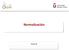 Normalización. Tema 16