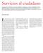 Servicios al ciudadano