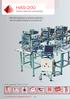 HAS-200 Sistema altamente automatizado