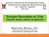 Energías Renovables en Chile Situación actual y planes de desarrollo