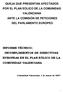 QUEJA QUE PRESENTAN AFECTADOS POR EL PLAN EÓLICO DE LA COMUNIDAD VALENCIANA ANTE LA COMISIÓN DE PETICIONES DEL PARLAMENTO EUROPEO