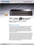 TP-LINK. Switch Administrable L2 Gigabit. Descripción General. Hoja de Datos Técnica NUEVO. www.tp-link.com TL-SG3216 / TL-SG3424