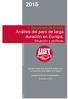 Documento de trabajo Análisis del paro de larga duración en Europa. Situación y políticas