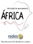 Actividad de acercamiento ÁFRICA. Materiales para E.S.O, Bachillerato y adultos