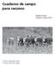 Cuaderno de campo para vacunos
