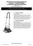 Instructions for use / Instrucciones de uso VersaClean CRB1580/CRB2380 Low Moisture Carpet Cleaning Machines EN: BEFORE YOU BEGIN