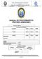 MANUAL DE PROCEDIMIENTOS PROCESO ADMISIONES