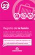 Registro de la fusión
