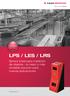 LPS / LES / LRS. Sensor lineal para medición de objetos - la mejor y más rentable solución para nuevas aplicaciones. www.leuze.net