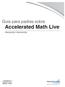 Guía para padres sobre Accelerated Math Live