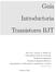 Introductoria Transistores BJT