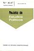 N. 46-47 JULIO-OCTUBRE 1985 NUEVA ÉPOCA. Reuisba de. Políticos CENTRO DE ESTUDIOS CONSTITUCIONALES