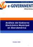 Análisis del Gobierno Electrónico Municipal en IberoAmérica