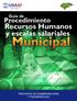 Guía de Procedimientos de Recursos Humanos y Escalas Salariales Municipal