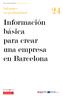 Información básica para crear una empresa en Barcelona
