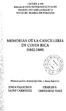 (1842-1889) MEMORIAS DE LA CANCILLERIA DE COSTA RICA JORGE FRANCISCO SAENZ CARBONELL CHARLES S. HERNANDEZ VIALE