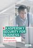 KASPERSKY SECURITY FOR BUSINESS