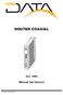 ROUTER COAXIAL. Ref. 7666. Manual del Usuario. Copyright Televés S.A.