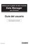 Software para la gestión de datos musicales. Data Manager para Windows. Guía del usuario