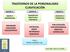 TRASTORNOS DE LA PERSONALIDAD CLASIFICACIÓN