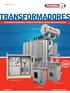 RANSFORMADORES DE DISTRIBUCIÓN MONOFÁSICOS -TRIFÁSICOS / TIPO PEDESTAL / MIXTOS Y SECOS ENCAPSULADOS WWW.PROMELSA.COM.