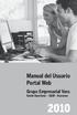 Manual del Usuario Portal Web. Grupo Empresarial Varu Gente Oportuna S&M - Aseraseo