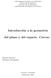 Introducción a la geometría. del plano y del espacio. Curvas.