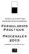 Formularios Prácticos Procesales 2013