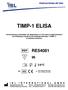 TIMP-1 ELISA RE54081 2-8 C. Instrucciones de Uso