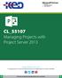CL_55107 Managing Projects with Project Server 2013