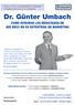 Dr. Günter Umbach COMO INTEGRAR LOS RESULTADOS DE SUS EECC EN SU ESTRATEGIA DE MARKETING