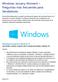 Windows January Moment Preguntas más frecuentes para Vendedores