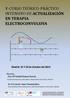 V-CURSO TEÓRICO-PRÁCTICO INTENSIVO DE ACTUALIZACIÓN EN TERAPIA ELECTROCONVULSIVA