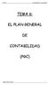 TEMA 6: EL PLAN GENERAL CONTABILIDAD (PGC)
