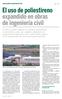 El uso de poliestireno expandido en obras de ingeniería civil