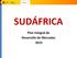 SUDÁFRICA. Plan Integral de Desarrollo de Mercados 2015