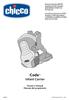 Coda Infant Carrier. Owner's Manual Manual del propietario