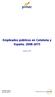 Empleados públicos en Cataluña y España. 2008-2015. Agosto 2015