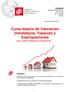 Curso básico de Valoración Inmobiliaria, Tasación y Expropiaciones (por videoconferencia presencial) de