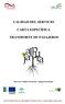 CALIDAD DEL SERVICIO CARTA ESPECÍFICA TRANSPORTE DE PASAJEROS