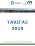 TARIFAS 2015. Un nuevo concepto en servicios funerarios